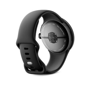 Rear view, three quarter angle, band closed